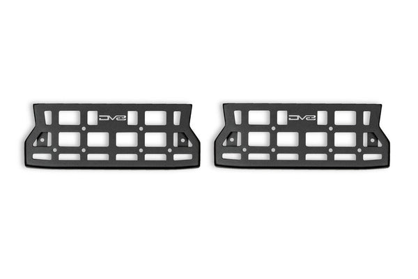 DV8 Offroad - 2018-2026 Jeep Wrangler & Gladiator Rubicon/Mojave | Seat Back Molle Pockets - MPJL-09