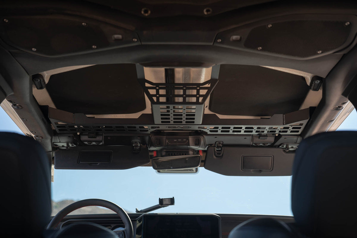 DV8 Offroad - 2018-2026 Jeep Wrangler & Gladiator Overhead Molle Panel - MPJL-04