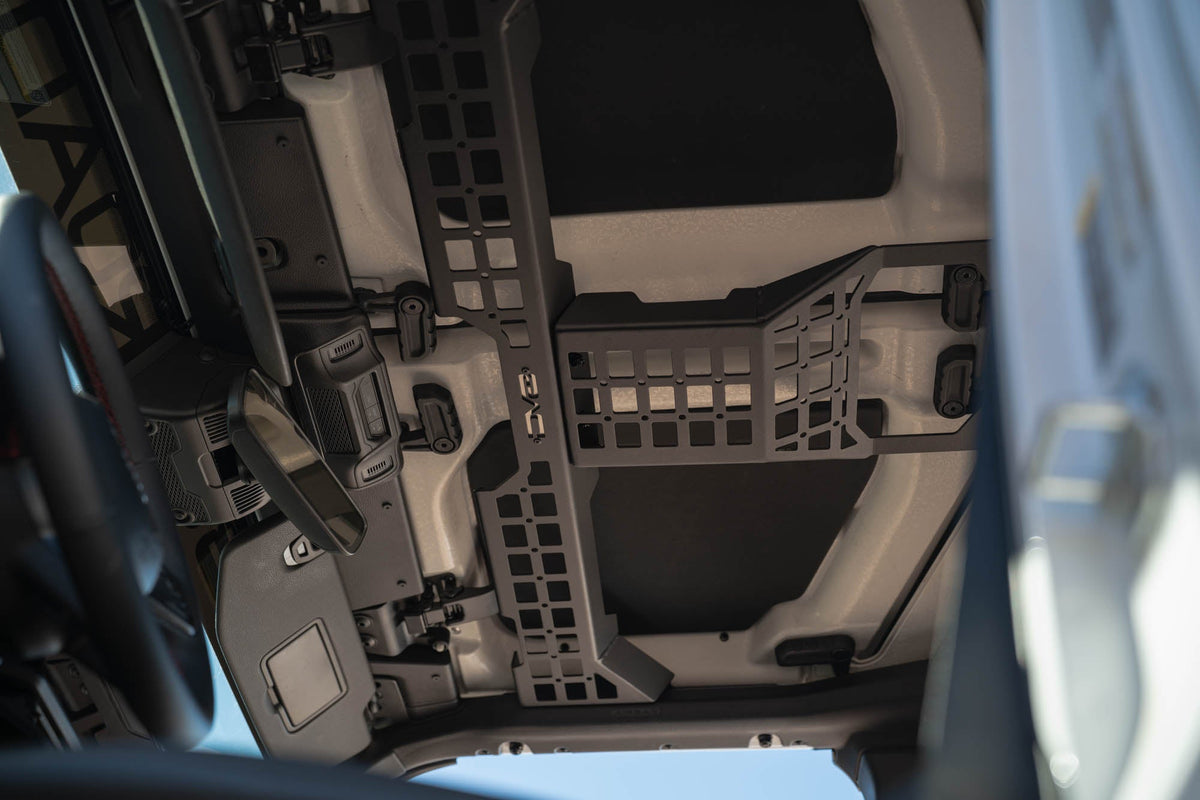 DV8 Offroad - 2018-2026 Jeep Wrangler & Gladiator Overhead Molle Panel - MPJL-04
