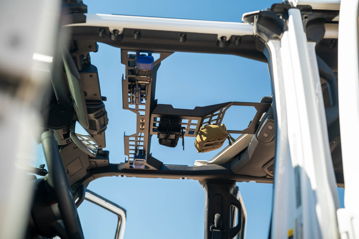 DV8 Offroad - 2018-2026 Jeep Wrangler & Gladiator Overhead Molle Panel - MPJL-04