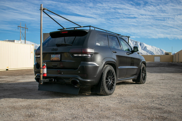 RokBlokz - Jeep Grand Cherokee SRT8 2012-2020 Mud Flaps for 2012-2022 Jeep Grand Cherokee - front view