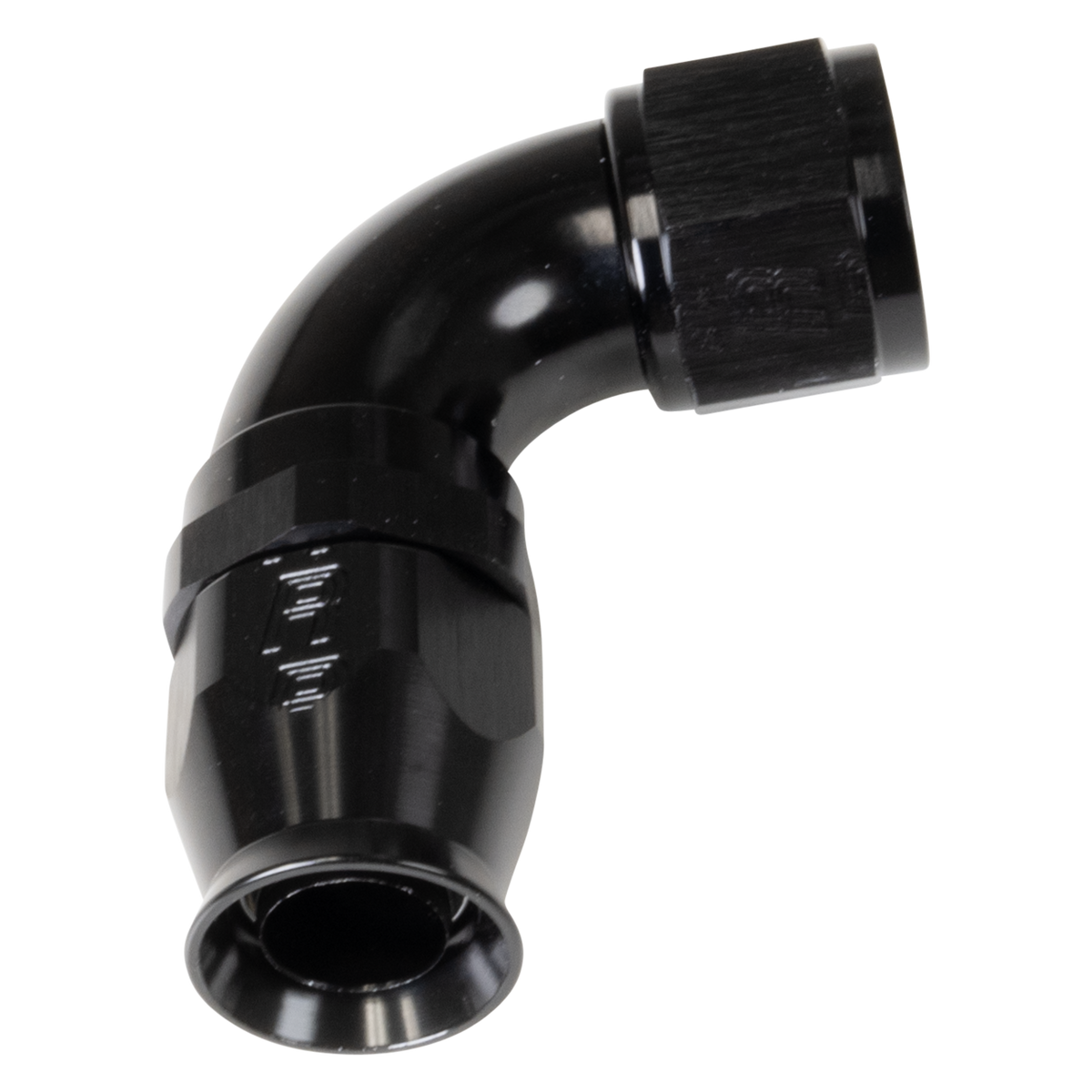 Russell Black 90 -12 Pro Ptfe Hose End - 550663 - front view