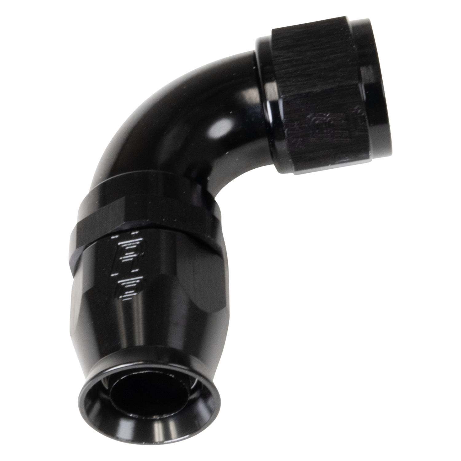 Russell Black 90 -12 Pro Ptfe Hose End - 550663 - front view