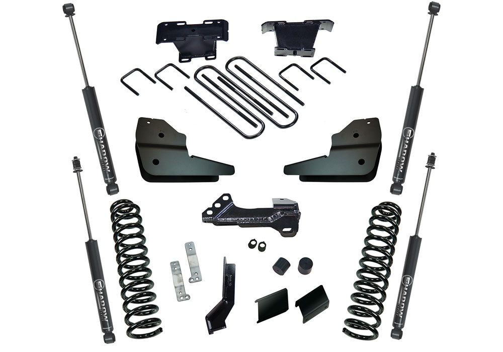 Superlift 23-24 Ford F-250/350 SD Diesel ONLY 4in. Lift Kit w/Superlift Shocks - K1028 - front view