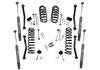 Superlift 18-20 Jeep Wrangler JL Unlimited 4 Dr 4in Lift Kit w/ Superlift Shadow Shocks - K189 - front view