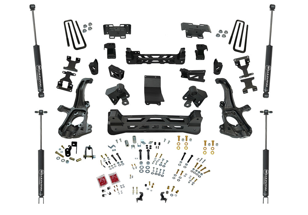 Superlift 20-22 Chevrolet Silverado 2500/3500 HD 6in Lift Kit - K255S - front view