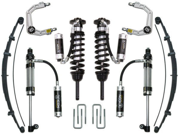 ICON 05-15 Toyota Tacoma 0-3.5in/16-17 Toyota Tacoma 0-2.75in Stg 10 Suspension System w/Billet Uca - K53010