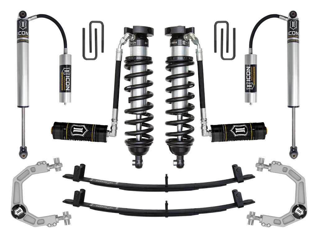 ICON 95.5-04 Toyota Tacoma 0-3in. Stage 4 Suspension System W/ Billet Upper Control Arms - K53014B