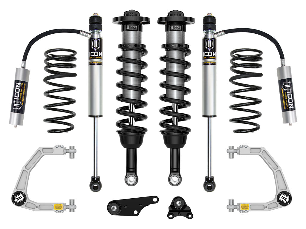 ICON 2024+ Toyota Tacoma 1.25in-3in Stage 3 Suspension System Billet w/ Triple Rate Spring - K53293S