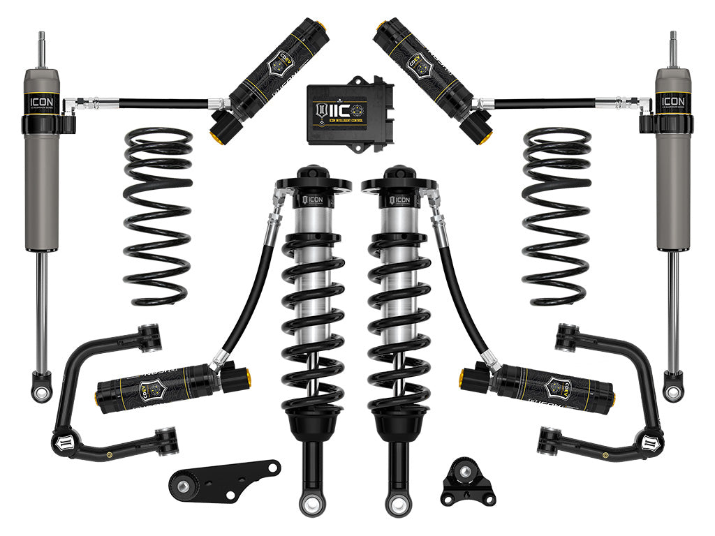 ICON 2024+ Toyota Tacoma 1.25in-3in Stage 6 Suspension System Tubular w/ Triple Rate Spring - K53296TS