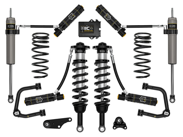 ICON 2024+ Toyota Tacoma 1.25in-3in Stage 6 Suspension System Tubular w/ Triple Rate Spring - K53296TS