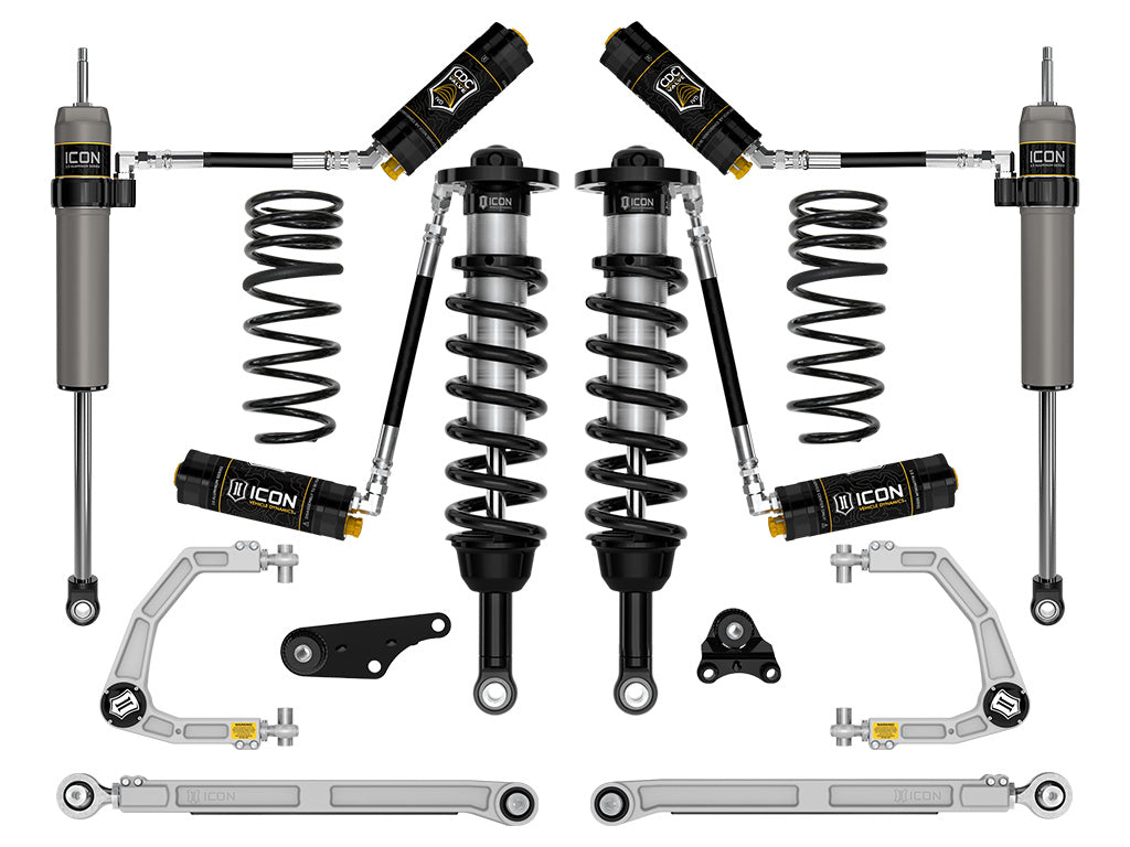 ICON 2024+ Toyota Tacoma 1.25in-3in Stage 8 Suspension System Billet w/ Triple Rate Spring - K53298S