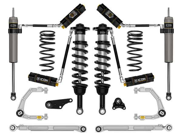 ICON 2024+ Toyota Tacoma 1.25in-3in Stage 8 Suspension System Billet w/ Triple Rate Spring - K53298S