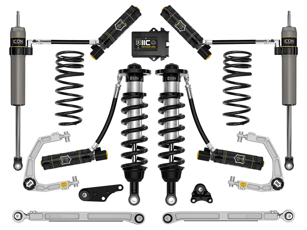 ICON 2024+ Toyota Tacoma 1.25in-3in Stage 10 Suspension System Billet w/ Triple Rate Spring - K53300S