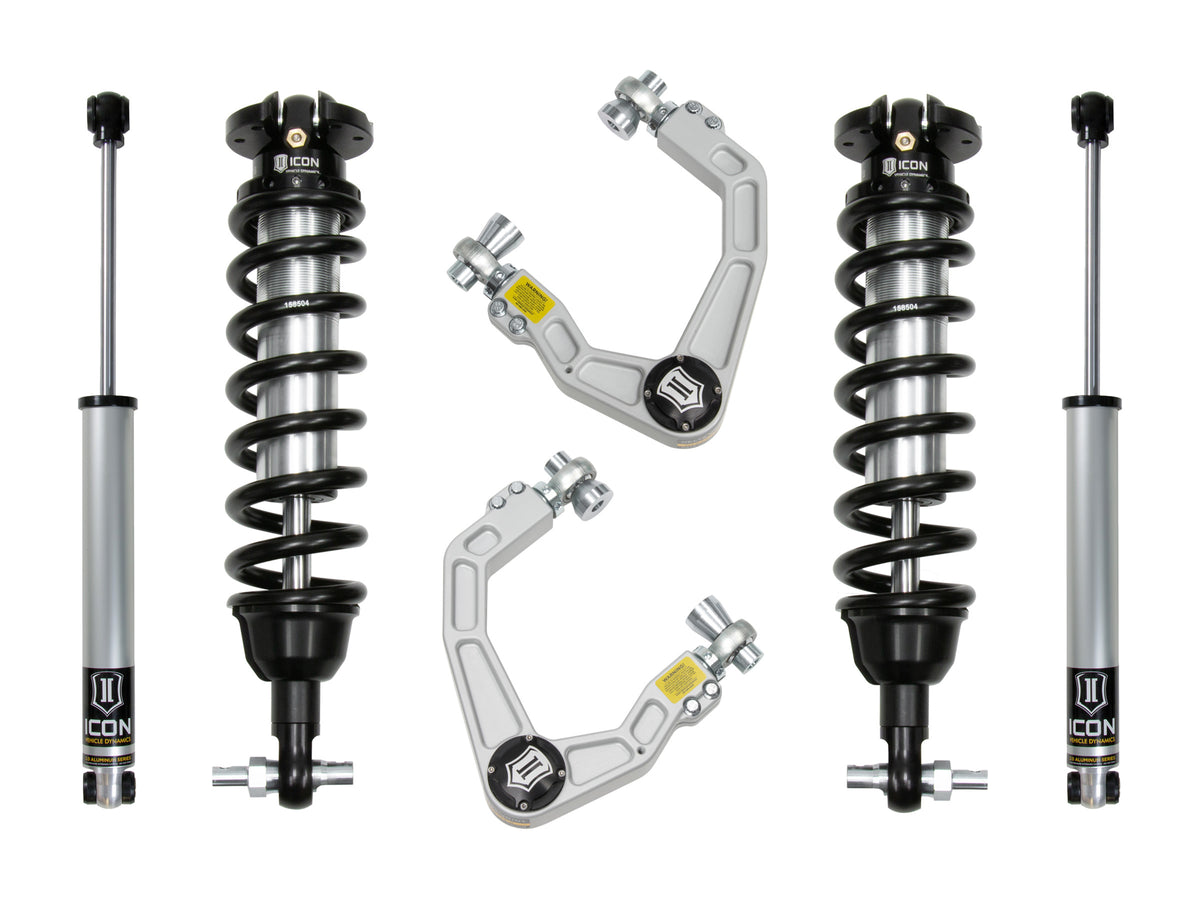 ICON 19-21 Ford Ranger 0-3.5in Stage 2 Suspension System w/ Billet UCA Alum Knuckle - K93202A