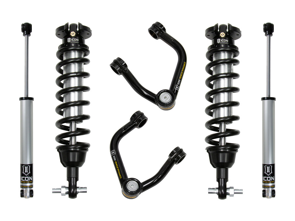 ICON 19-21 Ford Ranger 0-3.5in Stage 2 Suspension System w/ Tubular UCA Alum Knuckle - K93202TA
