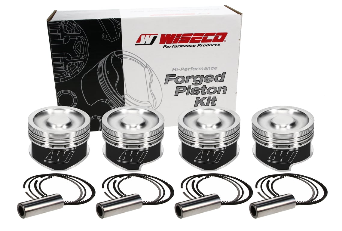 Wiseco VW AJV 76.50 mm Bore 29.26 mm CH -6.00 CC Piston Set - KE254M765