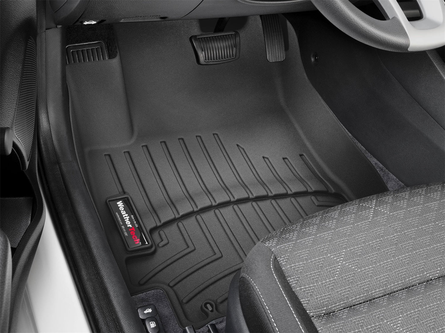 Weathertech - FloorLiner™ DigitalFit® Black Front & Rear Set 18-23 Kia Rio - 441240-1-2