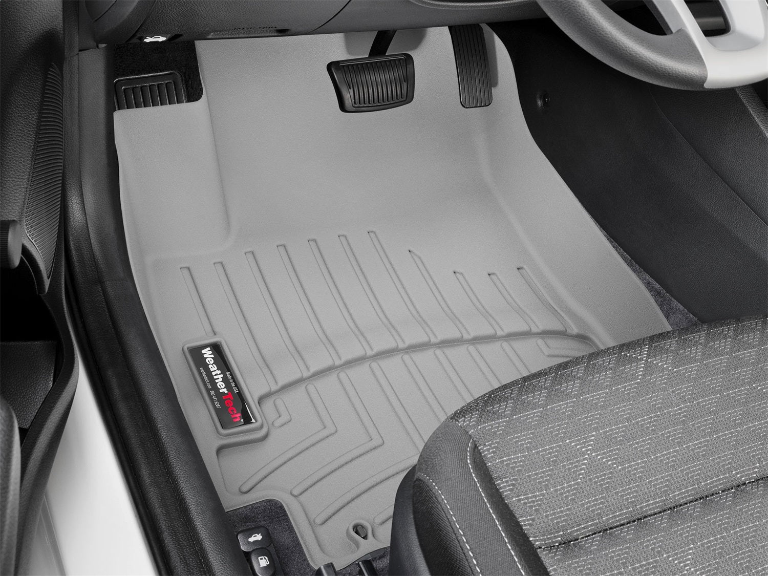 Weathertech - FloorLiner™ DigitalFit® Gray Front & Rear Set 18-23 Kia Rio - 461240-1-2