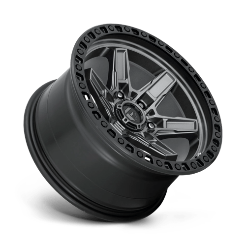Fuel Off-Road D698 17X9 Matte Gunmetal Black Bead Ring 6x139.7 +1mm