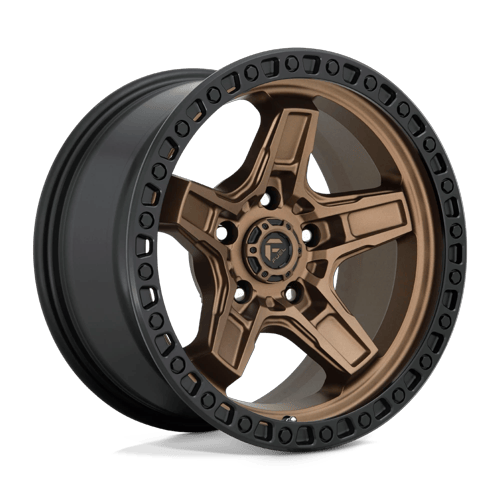 Fuel Off-Road Aluminum Wheels 17X9 Kicker D699 Matte Bronze Black Bead Ring