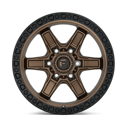 Fuel Off-Road Aluminum Wheels 17X9 Kicker D699 Matte Bronze Black Bead Ring