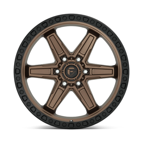 Fuel Off-Road Aluminum Wheels 20X9 Kicker D699 Matte Bronze Black Bead Ring