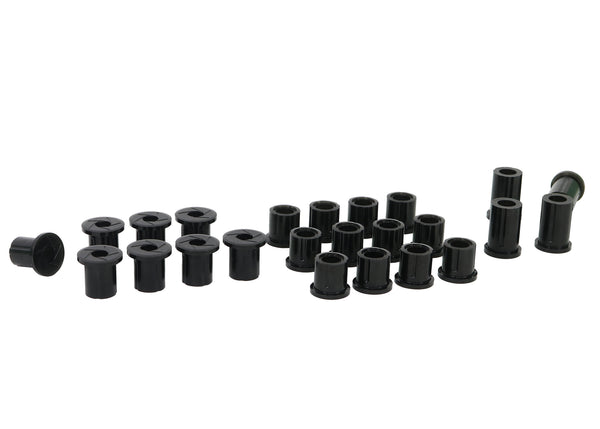 SuperPro - Front and Rear Leaf Spring Bushing Kit - KIT038HK