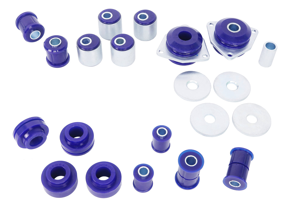 SuperPro - Front and Rear Radius Arm & Panhard Rod Caster Correction Bushing Kit - KIT043AADJK