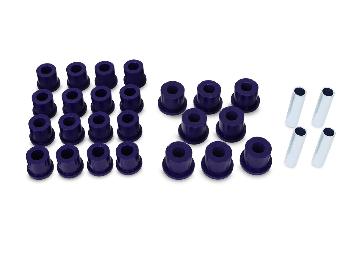 SuperPro - Front and Rear Leaf Spring Bushing Kit - KIT108K