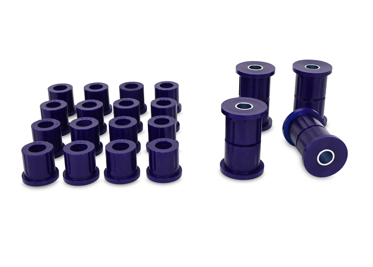 SuperPro - Front and Rear Leaf Spring Bushing Kit - KIT108K