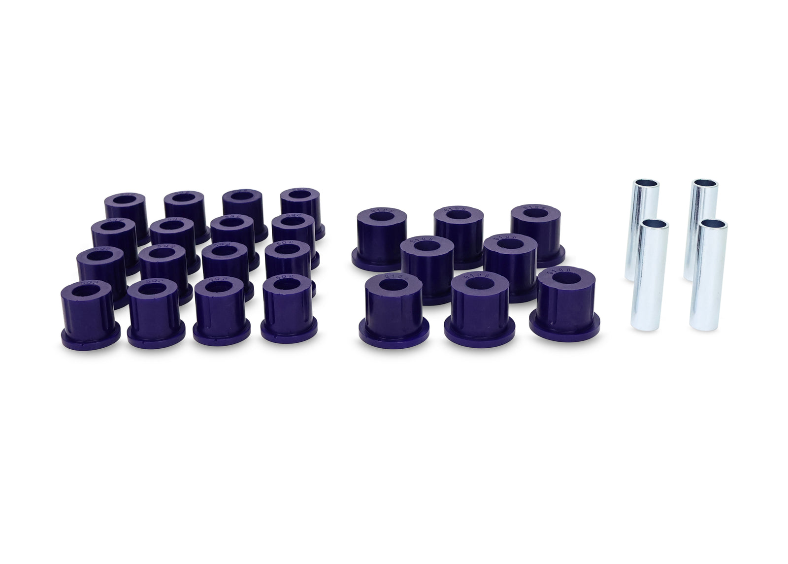 SuperPro - Front and Rear Leaf Spring Bushing Kit - KIT108K