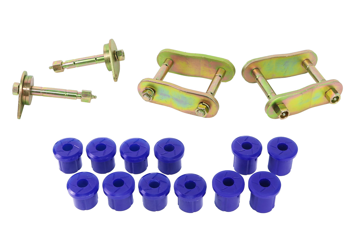 SuperPro - Rear Greaseable Shackle and Bushing Kit - KIT193SK