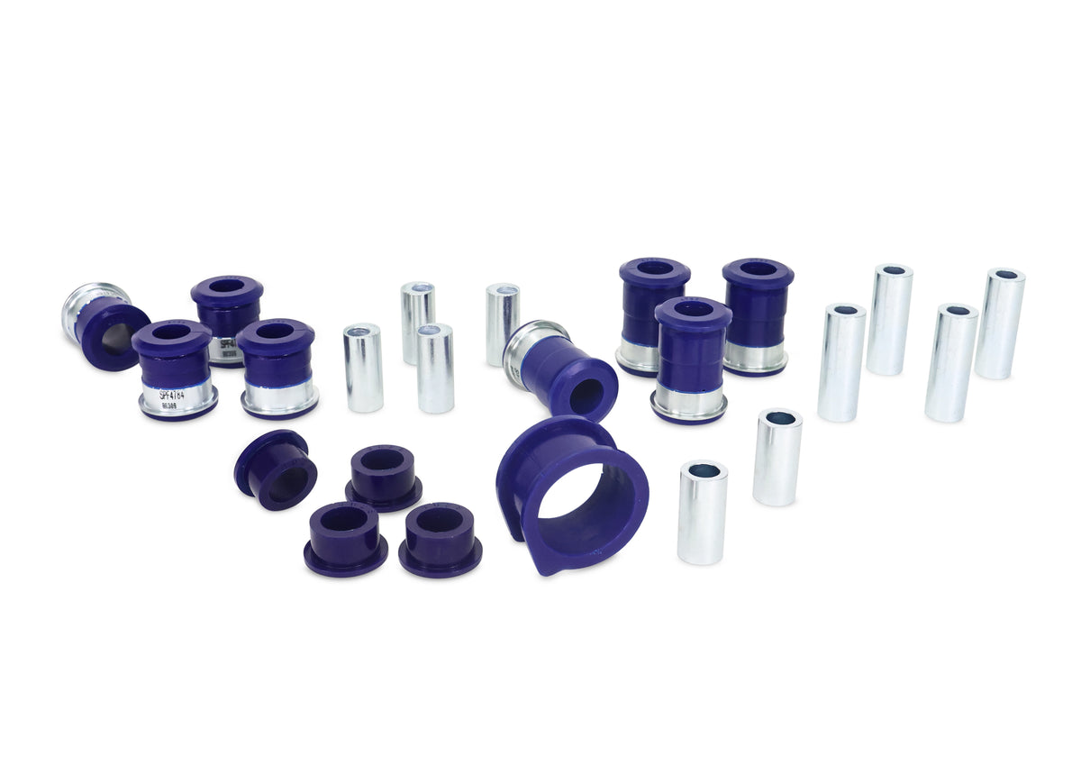 SuperPro - Front Control Arm Upper, Lower & Steering Rack Bushing Kit - KIT203K