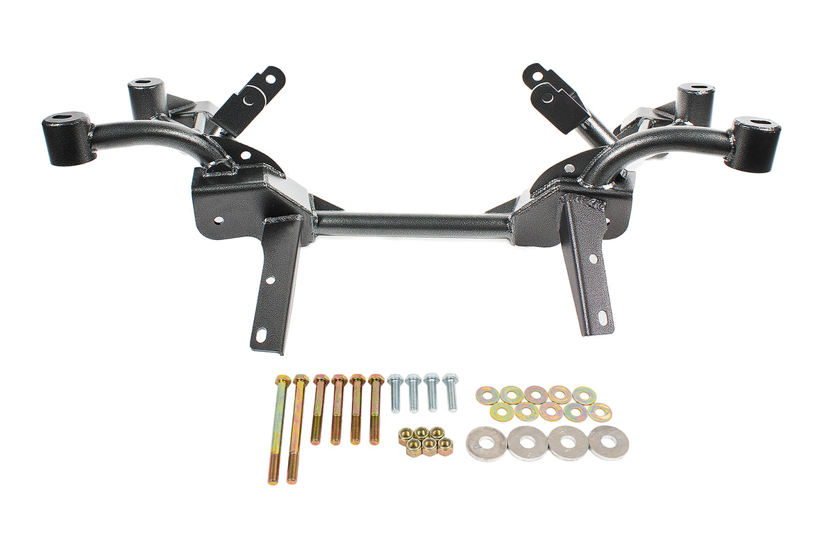 BMR 82-82 3rd Gen F-Body K-Member w/ LS1 Motor Mounts and Pinto Rack Mounts - Black Hammertone - KM008-1H
