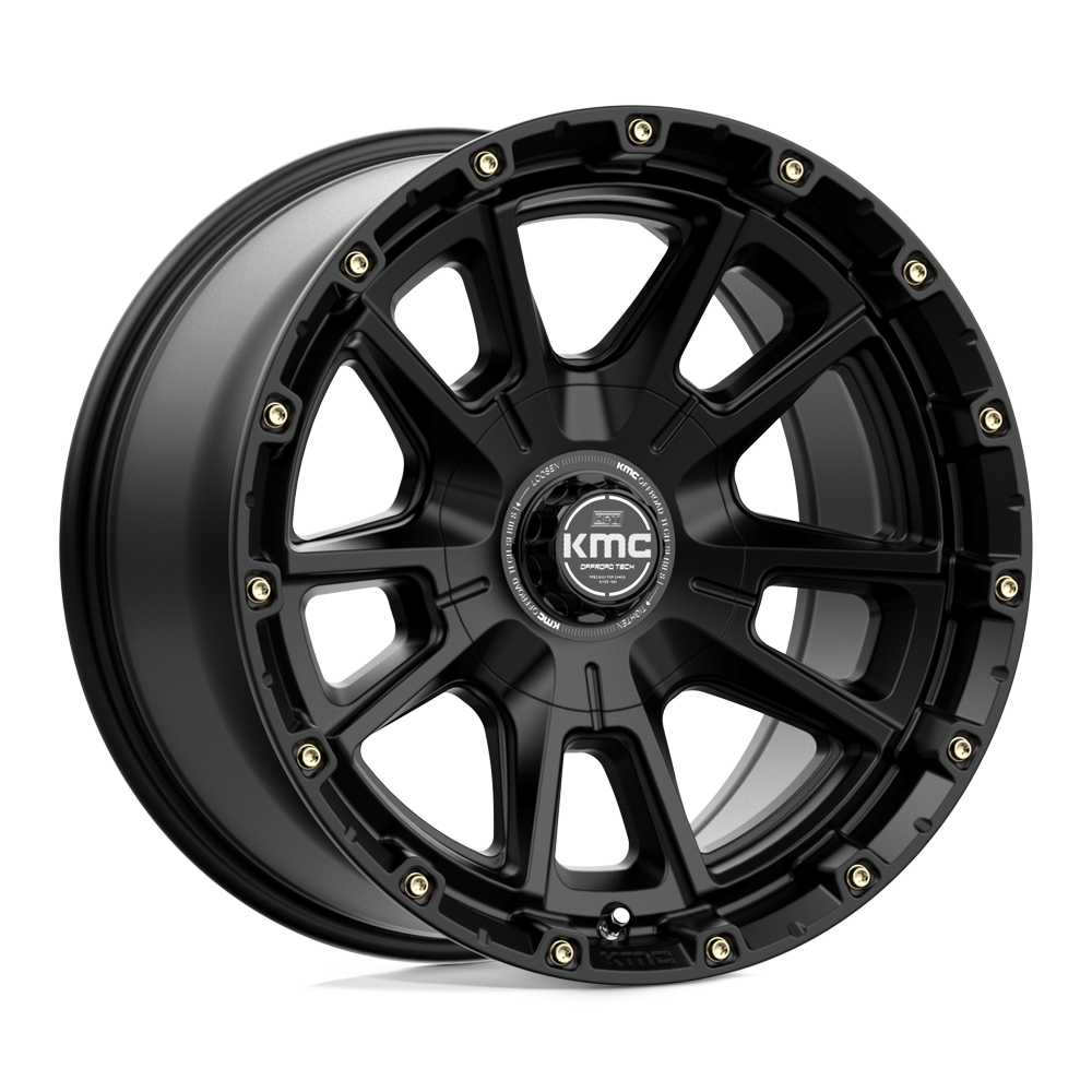 KMC Km100 Sync 17X9 5X127/5X139.7/5X139 +0MM Satin Black