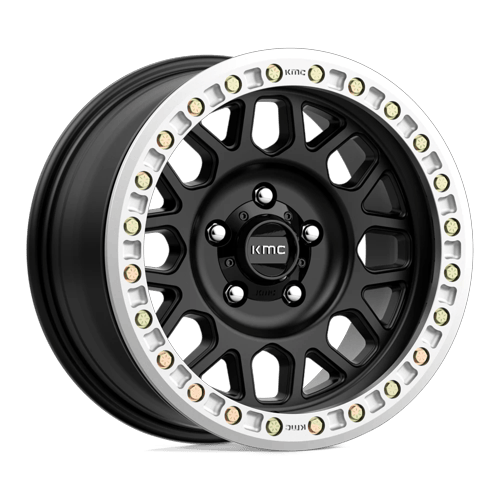 KMC Km234 Grenade Desert Beadlock 20X9 6X139.7 -12MM Satin Black