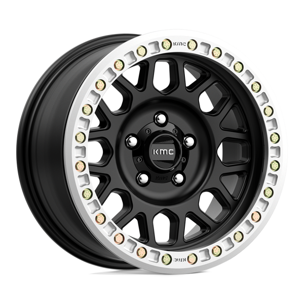 KMC Km234 Grenade Desert Beadlock 20X9 8X165.1 -12MM Satin Black