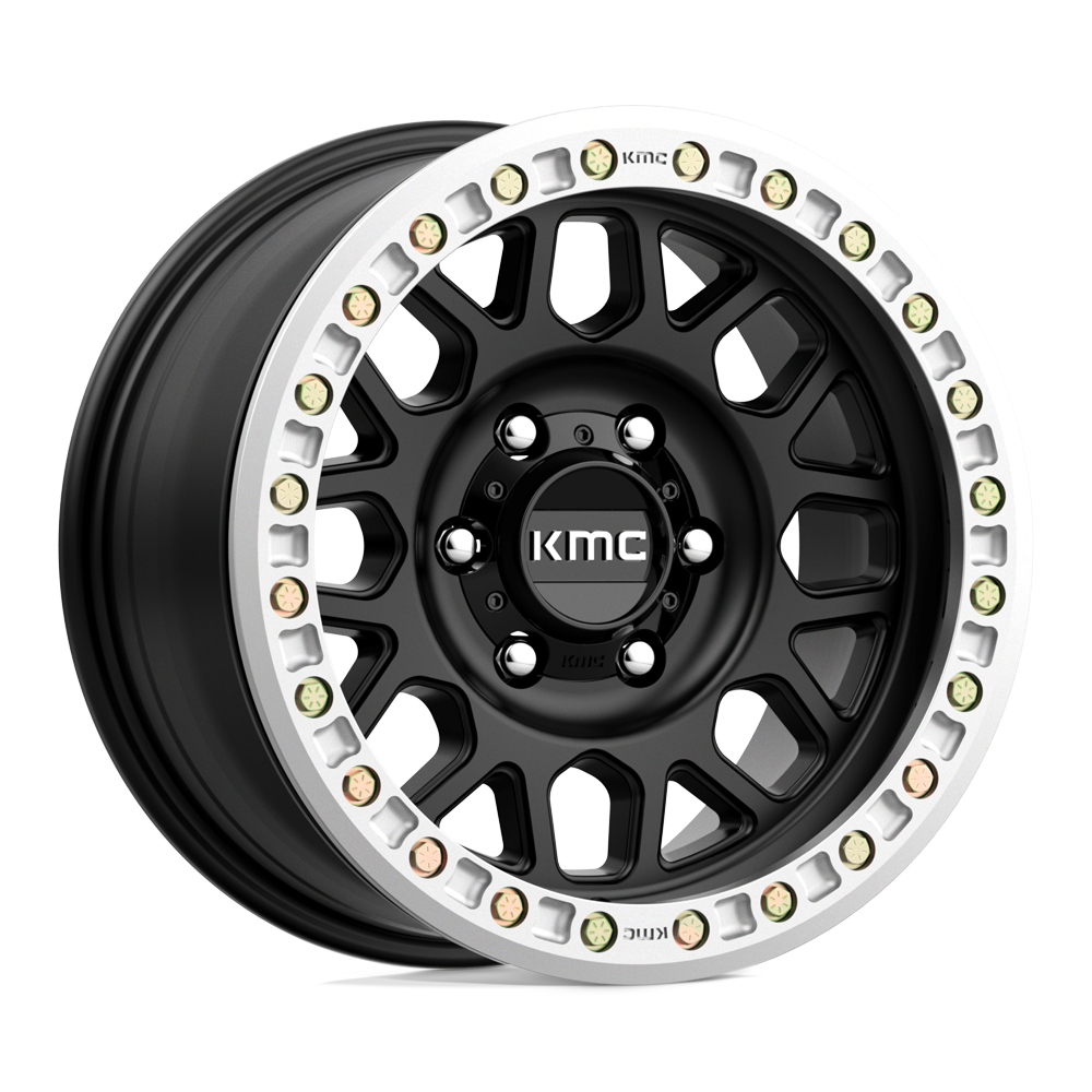 KMC Km234 Grenade Desert Beadlock 17X8.5 6X135 +0MM Satin Black