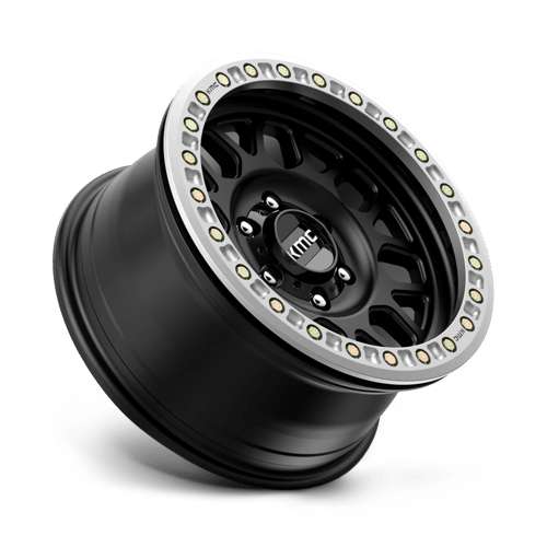 KMC Km234 Grenade Desert Beadlock 17X8.5 6X139.7 +0MM Satin Black
