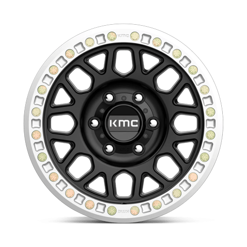 KMC Km234 Grenade Desert Beadlock 17X8.5 6X165.1 +0MM Satin Black
