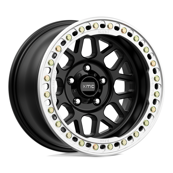KMC Km235 Grenade Crawl Beadlock 18X9 6X135 -24MM Satin Black