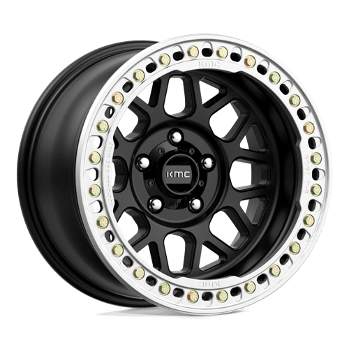 KMC Km235 Grenade Crawl Beadlock 20X10 BLANK -48MM Satin Black