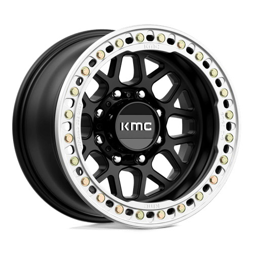 KMC Km235 Grenade Crawl Beadlock 17X9 8X165.1 -38MM Satin Black