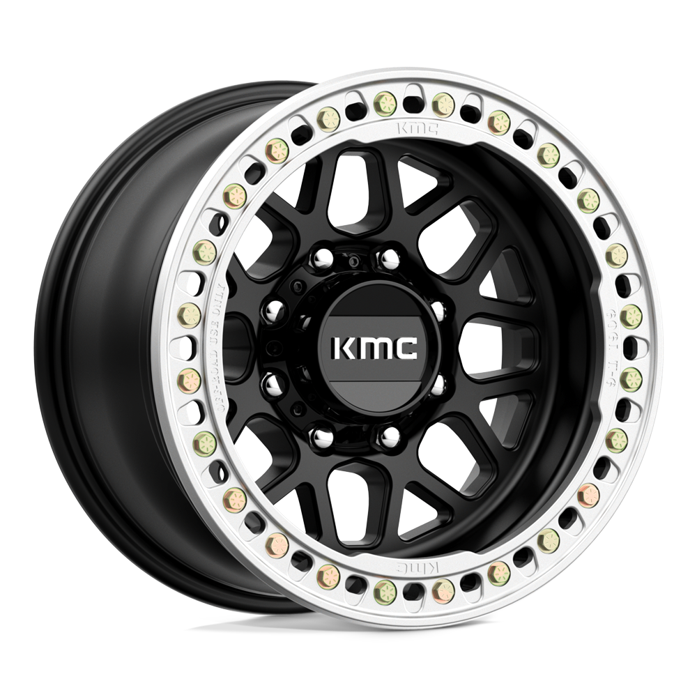 KMC Km235 Grenade Crawl Beadlock 17X9 8X165.1 -38MM Satin Black