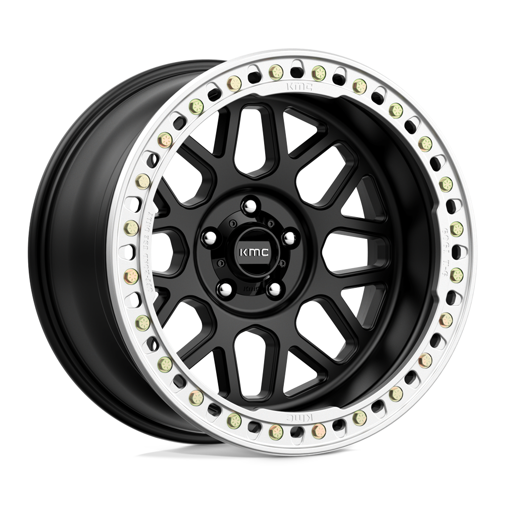 KMC Km235 Grenade Crawl Beadlock 20X10 5X127 -48MM Satin Black