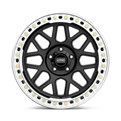 KMC Km235 Grenade Crawl Beadlock 20X10 5X127 -48MM Satin Black