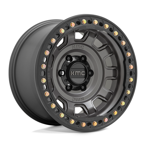 KMC Km236 Tank Beadlock 17X9 5X127 -38MM Anthracite