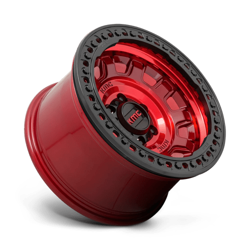 KMC Km236 Tank Beadlock 17X9 6X139.7 -38MM Candy Red