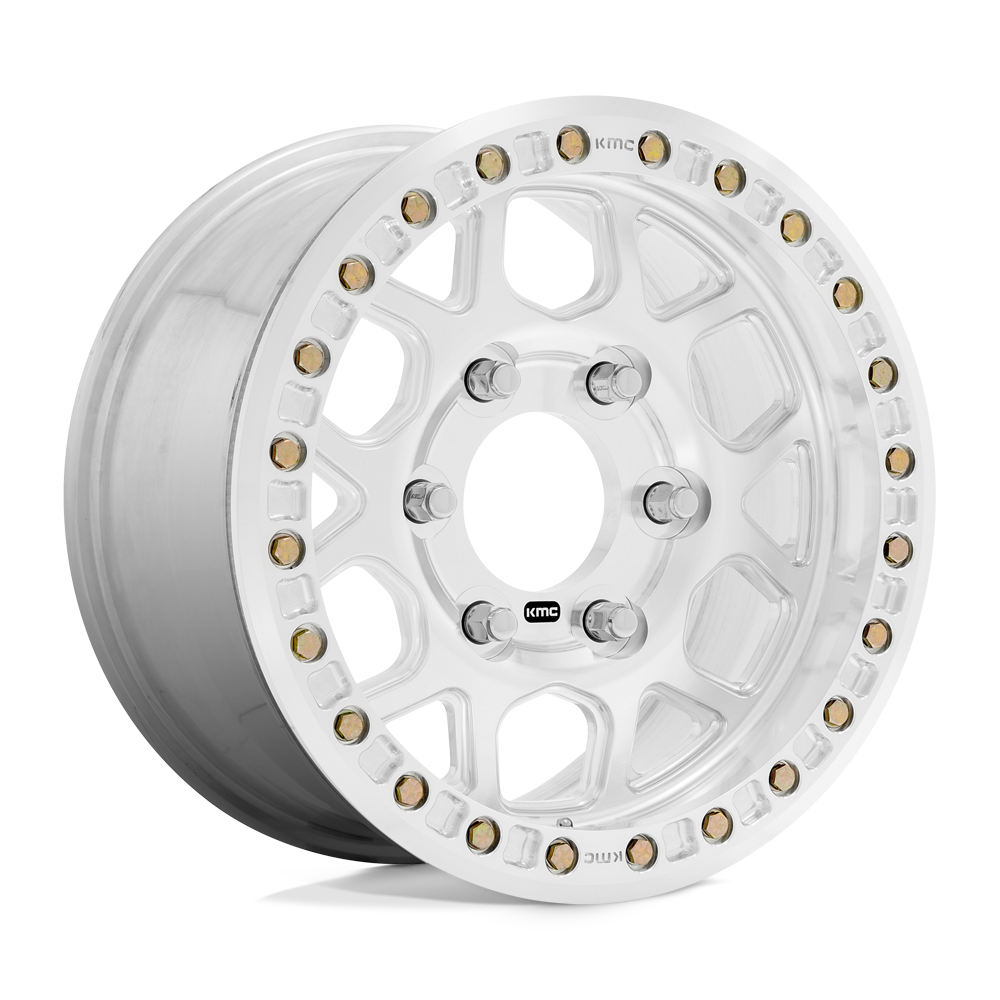 KMC Km444 Mesa Forged Beadlock 17X9 6X165.1 +25MM Raw Machined